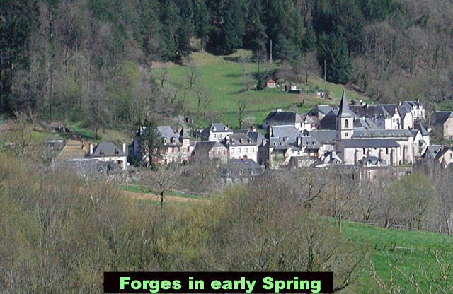 Picture of Forges in early Spring sunlight